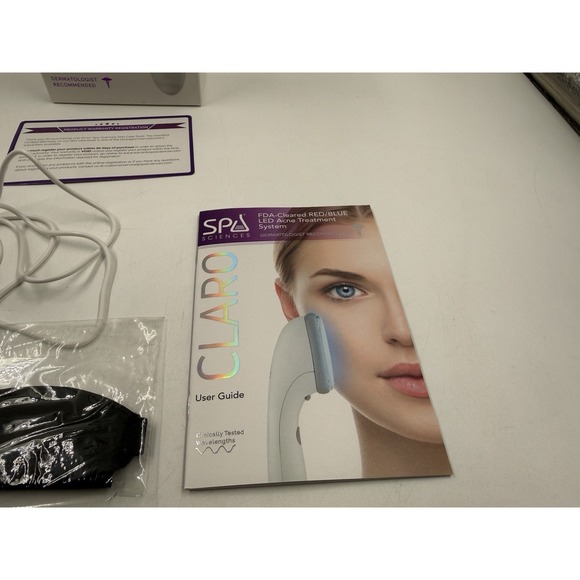 CLARO Acne Treatment Light Therapy System by SPA Sciences, Blue & Red LED - Picture 4 of 14